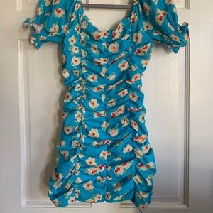 Flower Bodycon Dress